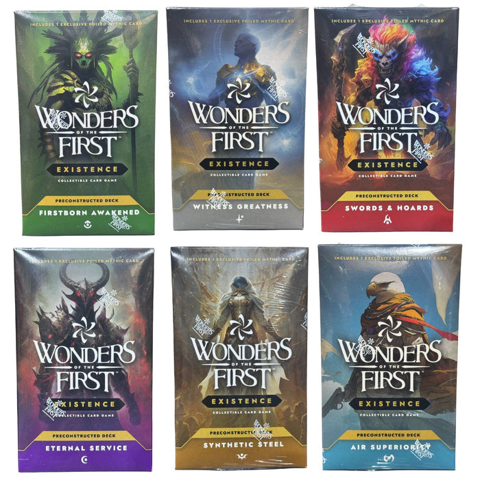 Wonders Of The First  Existence Orbital Starter Decks - Pastime Sports & Games