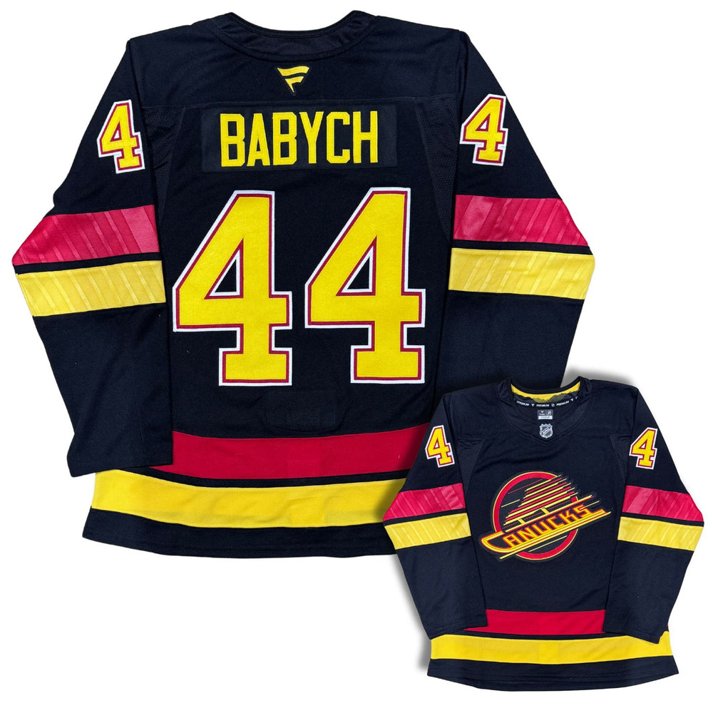 Dave Babych Vancouver Canucks Custom Stitched Fanatics Jersey - Pastime Sports & Games