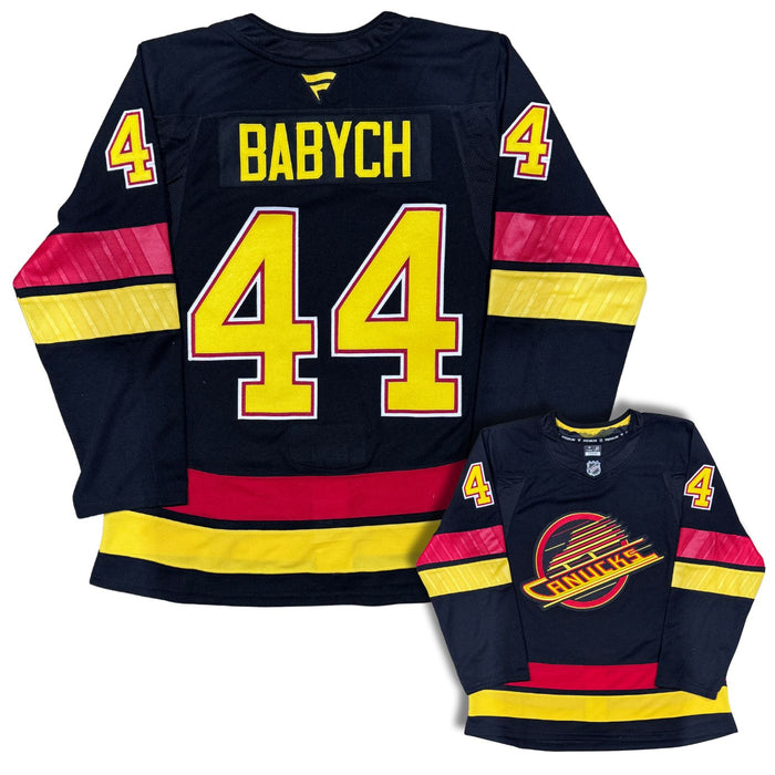 Dave Babych Vancouver Canucks Custom Stitched Fanatics Jersey - Pastime Sports & Games