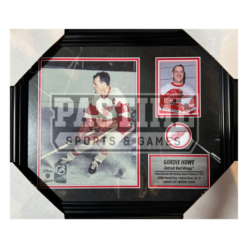 Gordie Howe 12.5X15 Detroit Red Wings Framed Photo Card