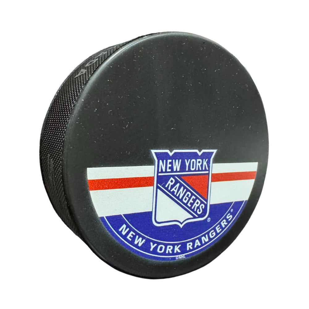 New York Rangers Printed Hockey Pucks (Sherwood Autograph Puck) - Pastime Sports & Games