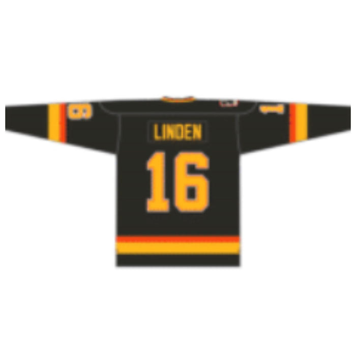 Trevor Linden 1994 Vancouver Canucks Black Skate Jersey - Pastime Sports & Games