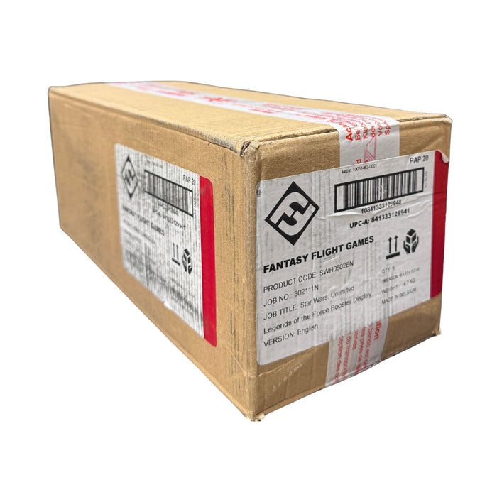 Star Wars Unlimited Legends Of The Force Booster Box/Case - Pastime Sports & Games