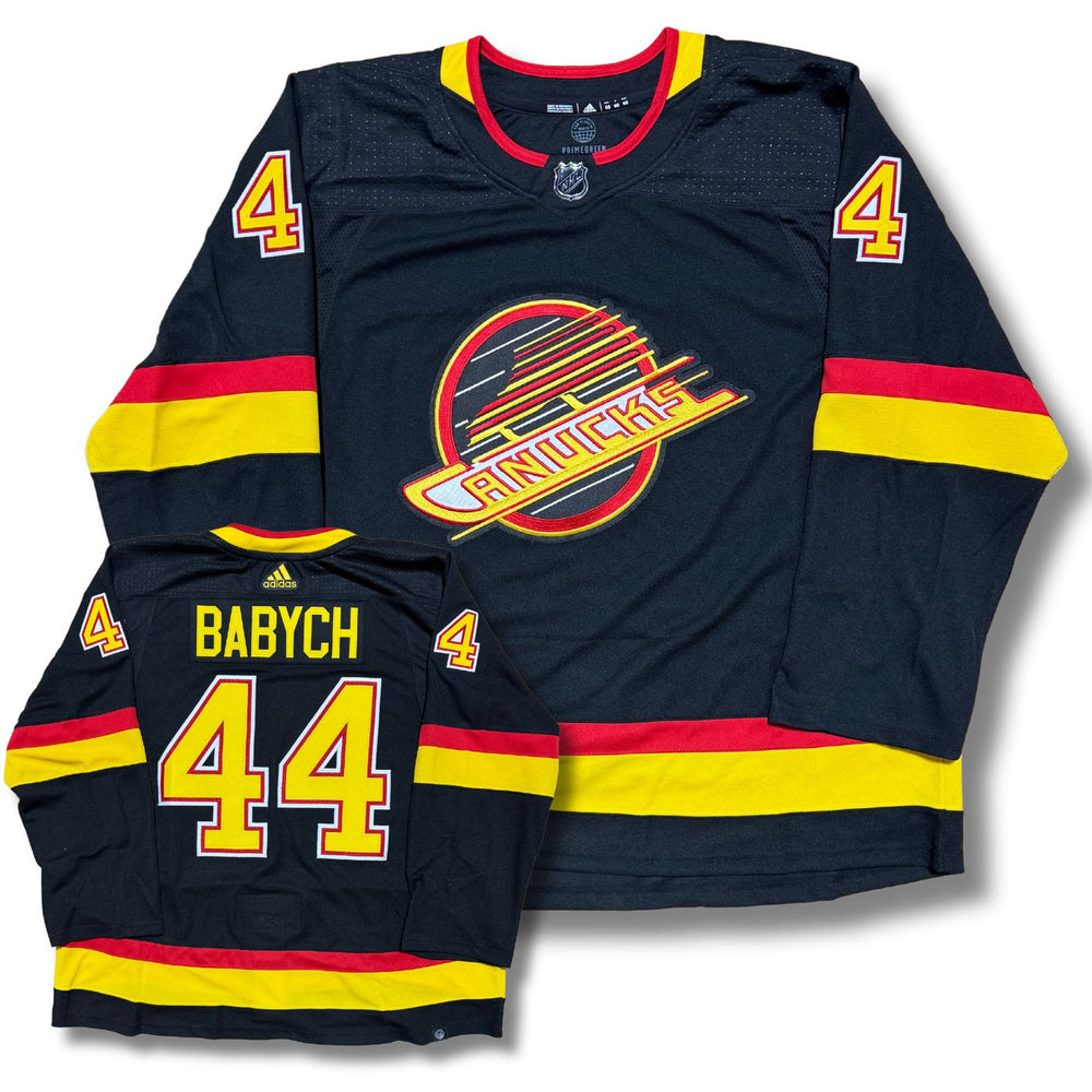 Dave Babych Vancouver Canucks Skate Custom Hockey Jersey