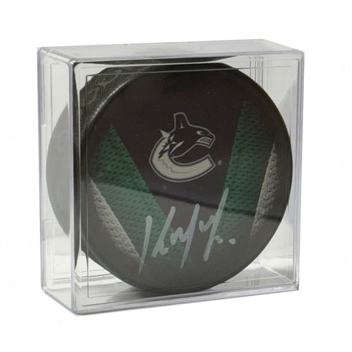 Kirk McLean Autographed Vancouver Canucks Puck (Jersey V) - Pastime Sports & Games