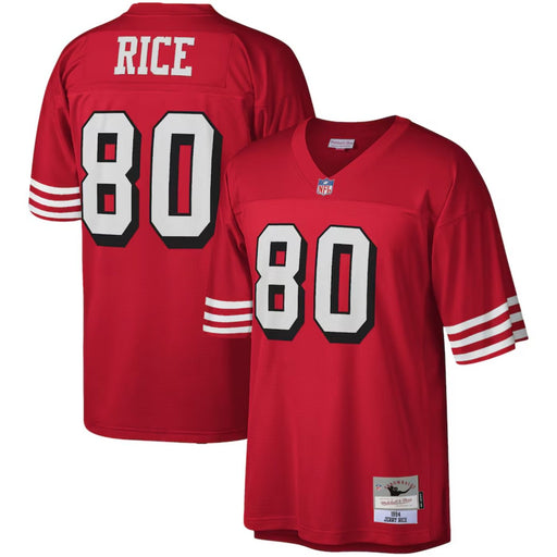 San Francisco 49ers Jerry Rice 1990 NFL Throwback Football Jersey