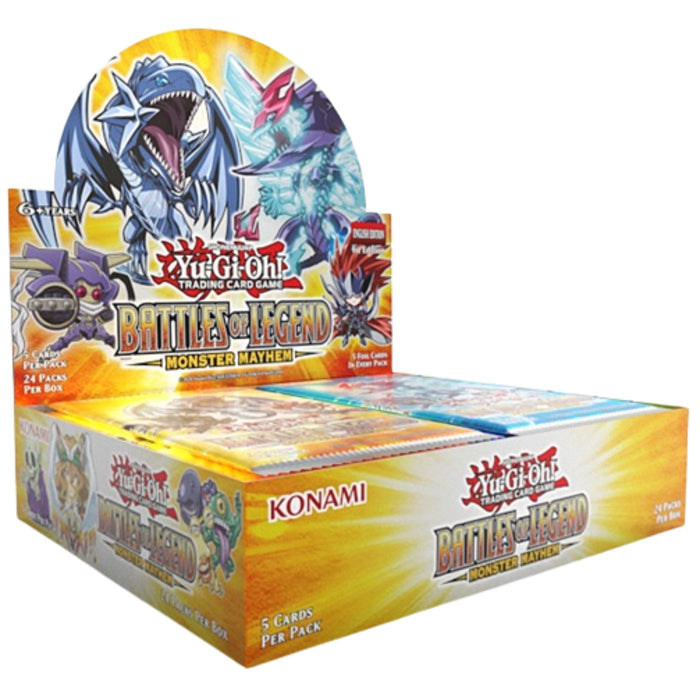 Yu-Gi-Oh! Battles Of Legend Monster Mayhem Booster Box/Case– Pastime Sports & Games