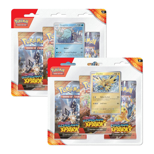 Pokemon Surging Sparks 3-Pack Blister Pack PRE ORDER