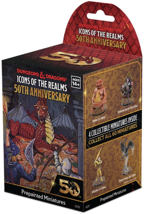 Icons Of The Realms Dungeons & Dragons 50th Anniversary Booster Brick