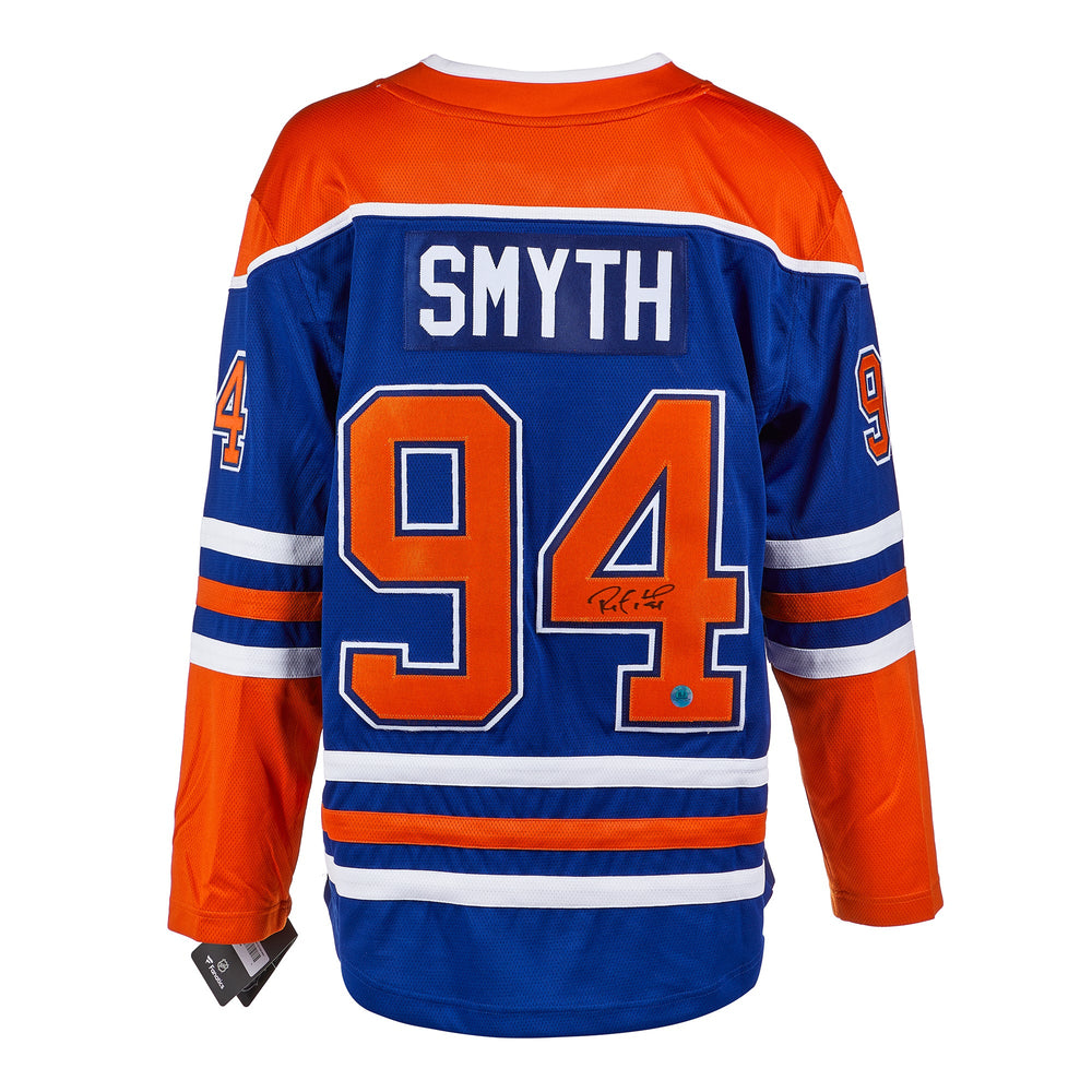 Ryan Smyth Autographed Edmonton Oilers Fanatics Jersey - Pastime Sports & Games