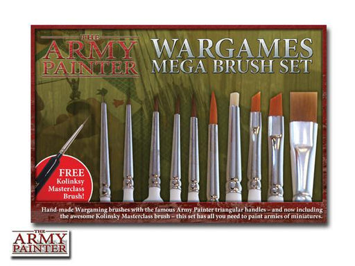 The Army Painter Mega Brush Set - Pastime Sports & Games