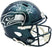 Sam Darnold Autographed Seattle Seahawks Metallic Green Rivalries Speed Football Helmet