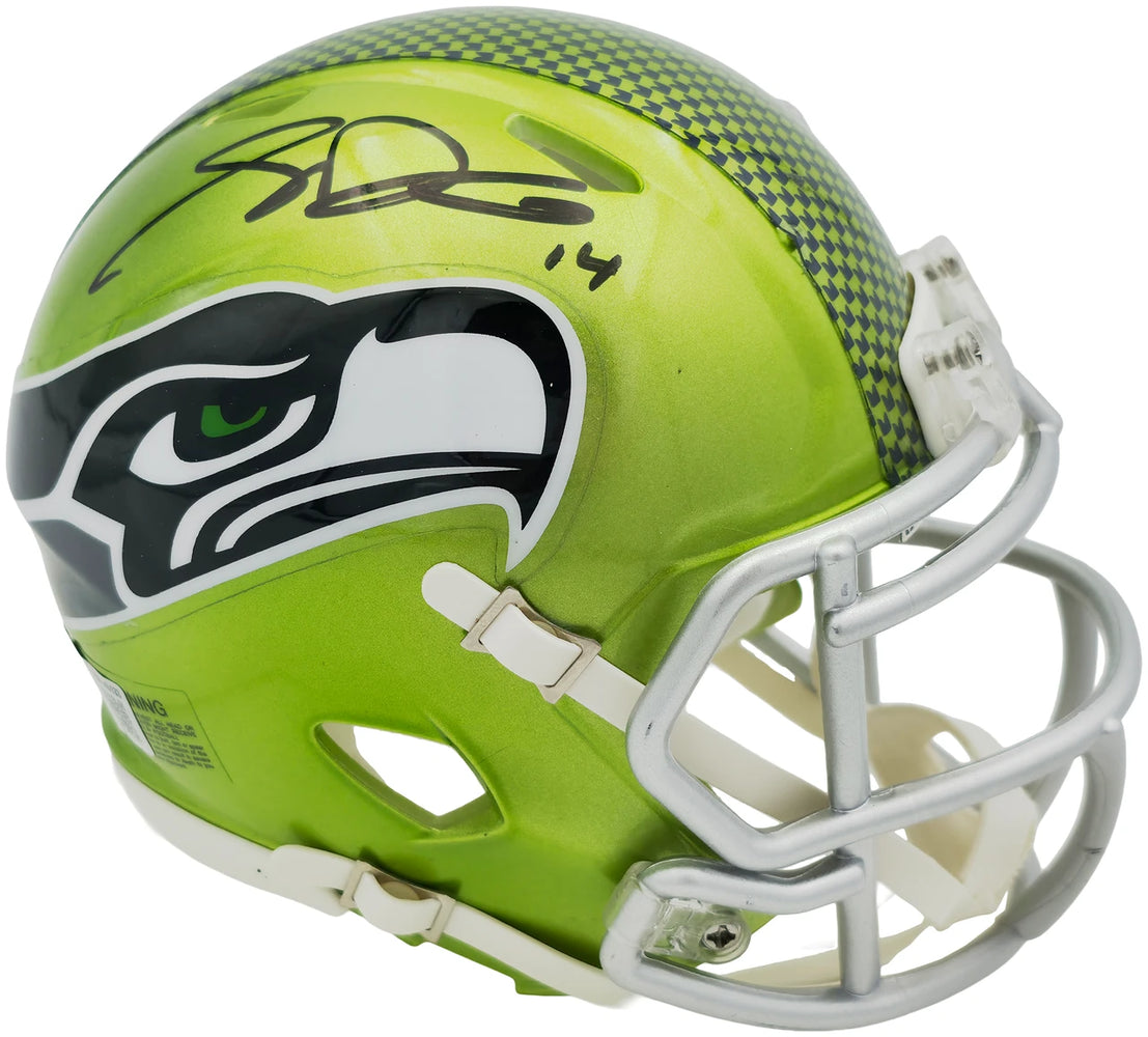 Sam Darnold Autographed Seattle Seahawks Flash Green Speed Mini Helmet