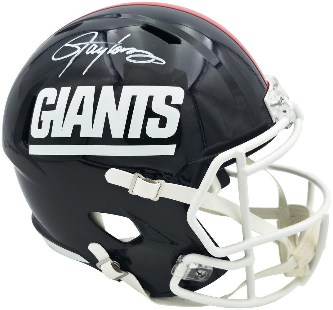 Lawrence Taylor Autographed New York Giants 1980-99 Throwback Speed Replica Football Helmet