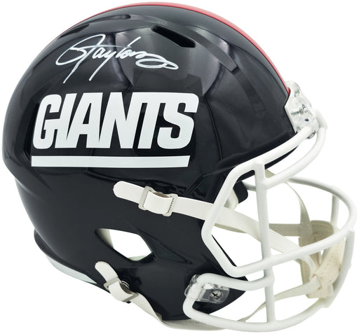 Lawrence Taylor Autographed New York Giants 1980-99 Throwback Speed Replica Football Helmet