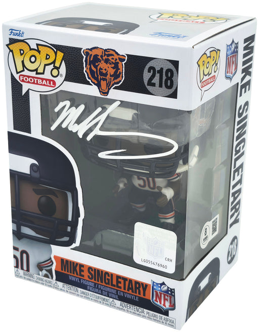 Mike Singletary Autographed Chicago Bears Funko Pop #218