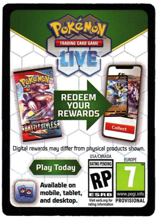 Pokemon Code Cards - Pastime Sports & Games