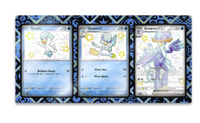 Pokemon Paldean Fates 3 Card One Touch - Pastime Sports & Games
