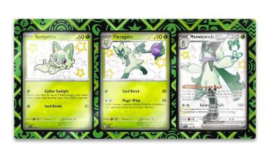 Pokemon Paldean Fates 3 Card One Touch - Pastime Sports & Games