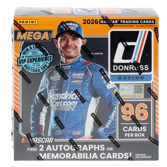 2026 Panini Donruss NASCAR Racing Mega Box SALE! PRE ORDER (SHIPS AUG 3 2026)