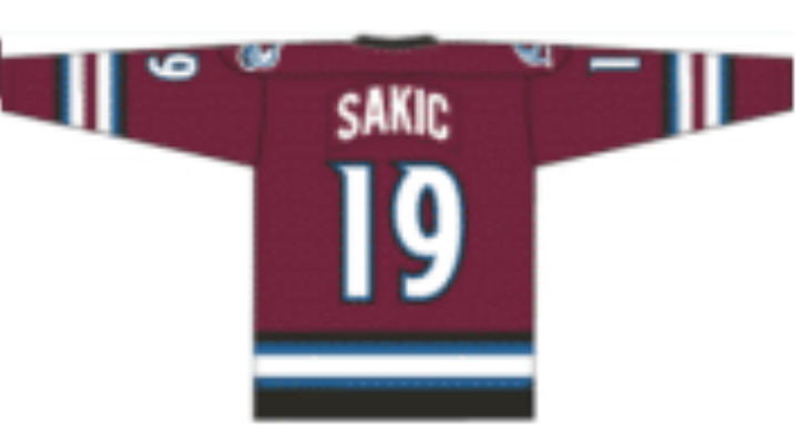 Joe Sakic 2001 Colorado Avalanche Maroon Alternate Jersey - Pastime Sports & Games