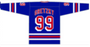 Wayne Gretzky 1996 New York Rangers Royal Home Jersey - Pastime Sports & Games