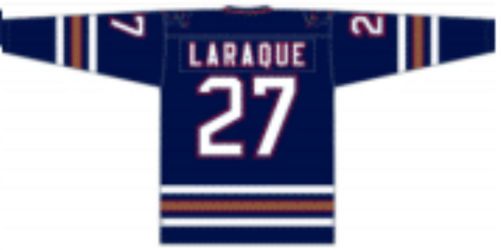 George Laraque 1997 Edmonton Oilers Navy Home Jersey - Pastime Sports & Games