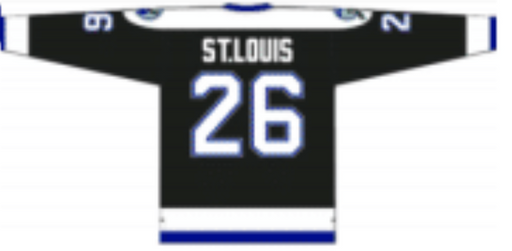 Martin St. Louis 2003 Tampa Bay Lightning Black Home Jersey - Pastime Sports & Games