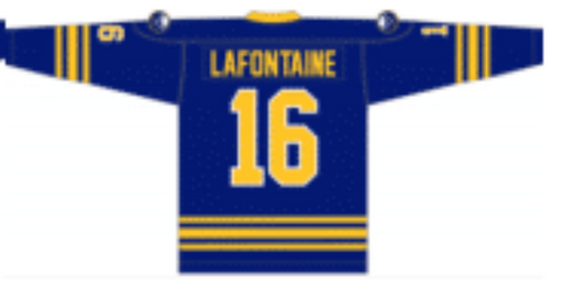 Pat Lafontaine 1992 Buffalo Sabres Blue Home Jersey - Pastime Sports & Games