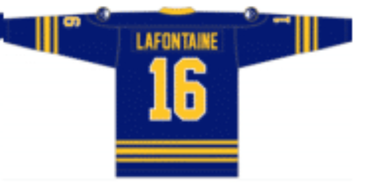 Pat Lafontaine 1992 Buffalo Sabres Blue Home Jersey - Pastime Sports & Games