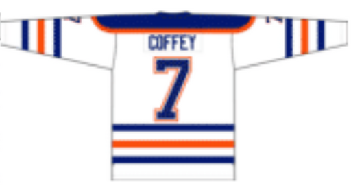 Paul Coffey 1986 Edmonton Oilers White Home Jersey - Pastime Sports & Games