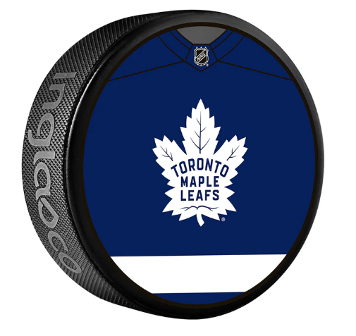 Toronto Maple Leafs Souvenir Hockey Puck (Jersey Design) - Pastime Sports & Games