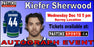 Kiefer Sherwood Autograph Event Dec 10 2025 5 PM - Surrey Location