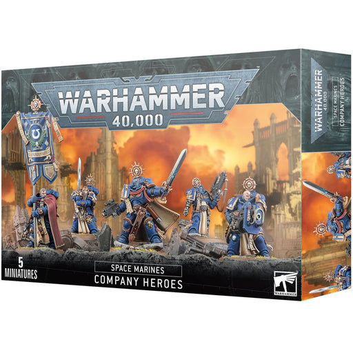 Warhammer 40,000 Space Marine Company Heroes (48-08) - Pastime Sports & Games