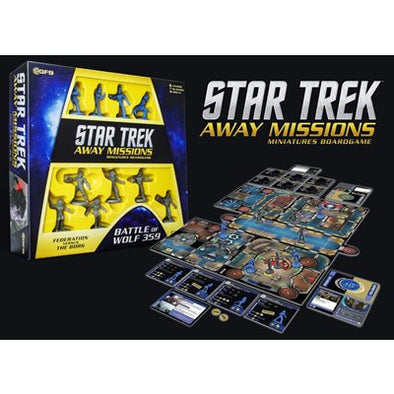 Star Trek Away Missions Core Set: Battle of Wolf 359 Federation vs. The Borg - Pastime Sports & Games
