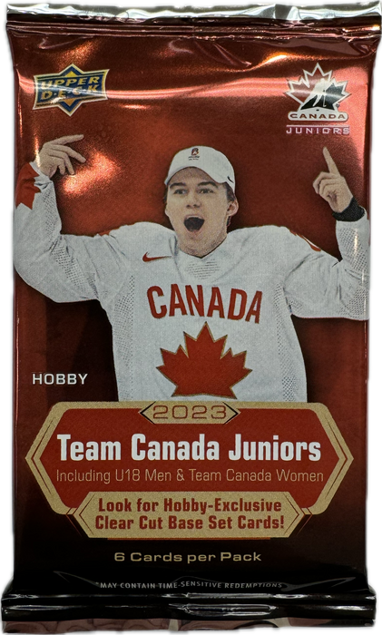 2023 Upper Deck Team Canada Juniors Hockey Hobby Box / Case - Pastime Sports & Games