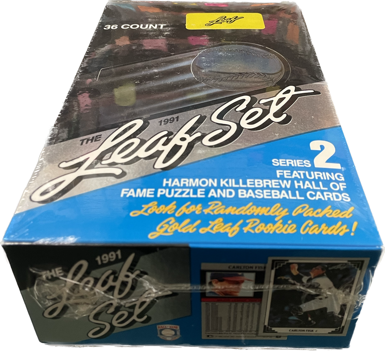 1991 Leaf Series Two MLB Baseball Hobby Box - Pastime Sports & Games