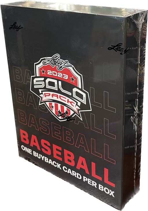 2023 Leaf Solo Pack NBA Baseball Hobby Box - Pastime Sports & Games