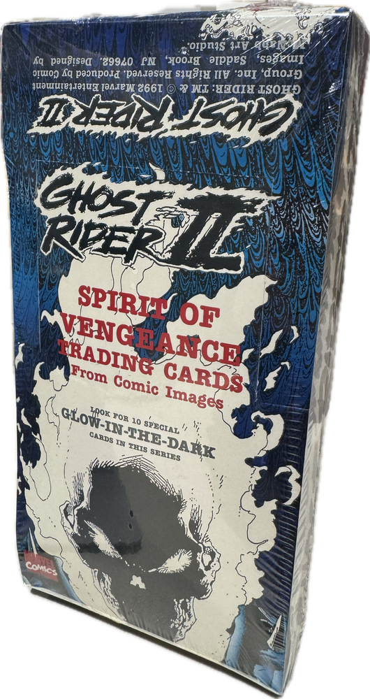 Ghost Rider Card 1992 Comic Images Ghost Rider II Spirit Of Vengeance Trading Cards Box ...