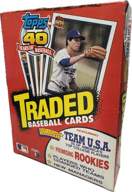 1991 Topps Traded & Rookies MLB Baseball Wax Box - Pastime Sports & Games