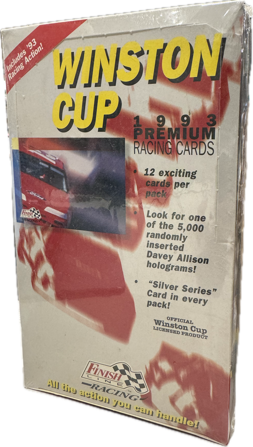 1993 Finish Line Winston Cup Premium Racing Cards Box - Pastime Sports & Games