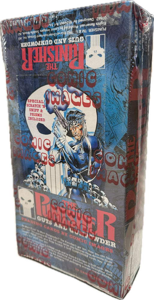 1992 Comic Images The Punisher Guts And Gunpowder Trading Cards Box - Pastime Sports & Games