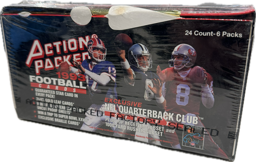1993 Action Packed Series 1 / One NFL Football Hobby Box - Pastime Sports & Games