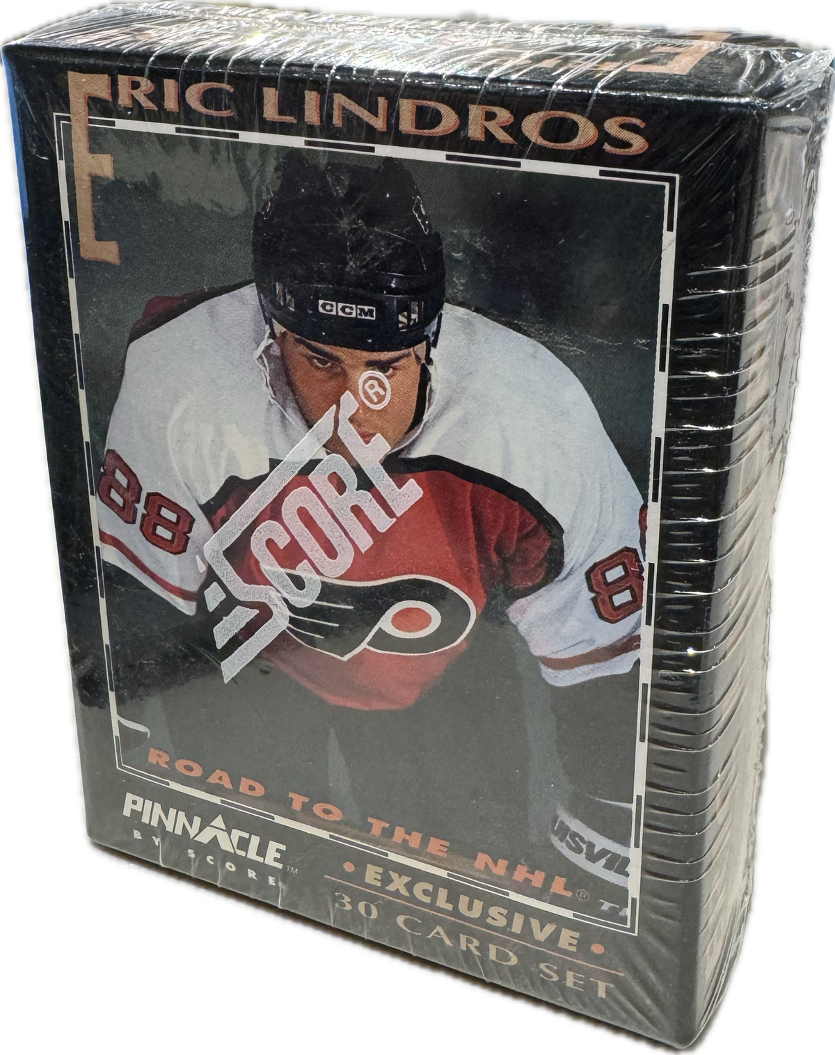 1992/93 Score Pinnacle Eric Lindros Road To The NHL Hockey Factory 1992/93 Score Pinnacle Eric Lindros Road To The NHL Hockey Factory