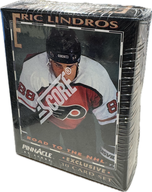 1992/93 Score Pinnacle Eric Lindros Road To The NHL Hockey Factory Factory Set - Pastime Sports & Games