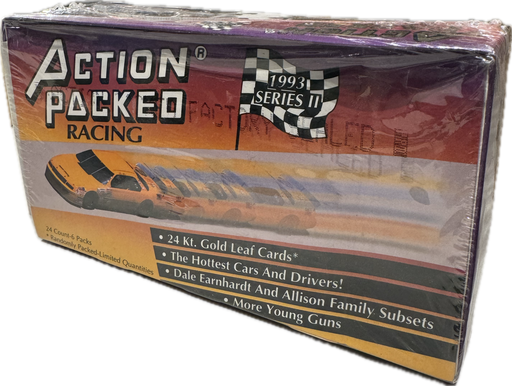 1993 Hi-Pro Action Packed Series 2 / Two Racing Hobby Box - Pastime Sports & Games