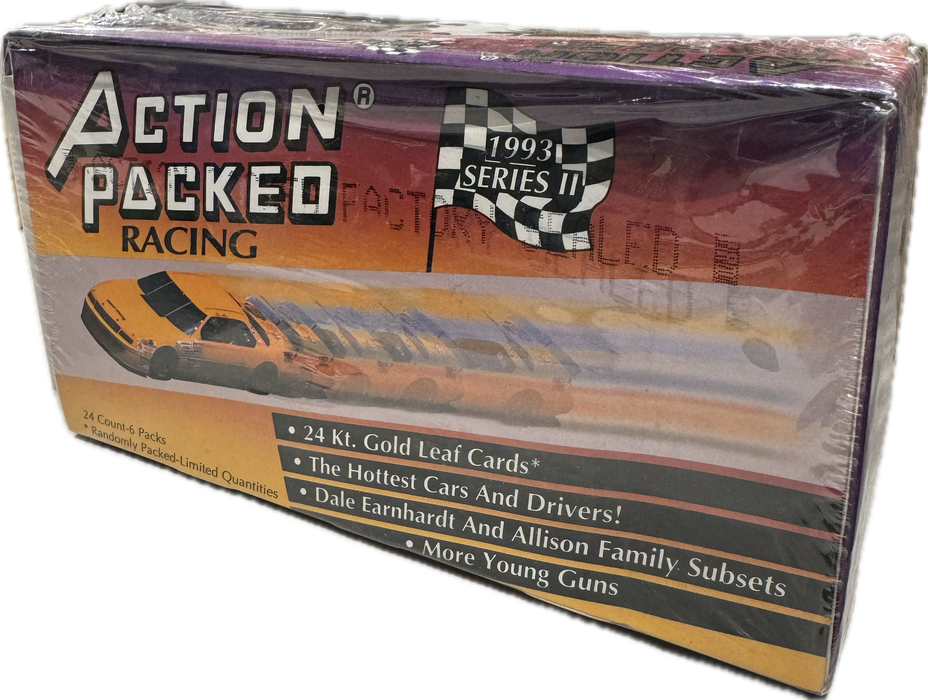 1993 Hi-Pro Action Packed Series 2 / Two Racing Hobby Box - Pastime Sports & Games