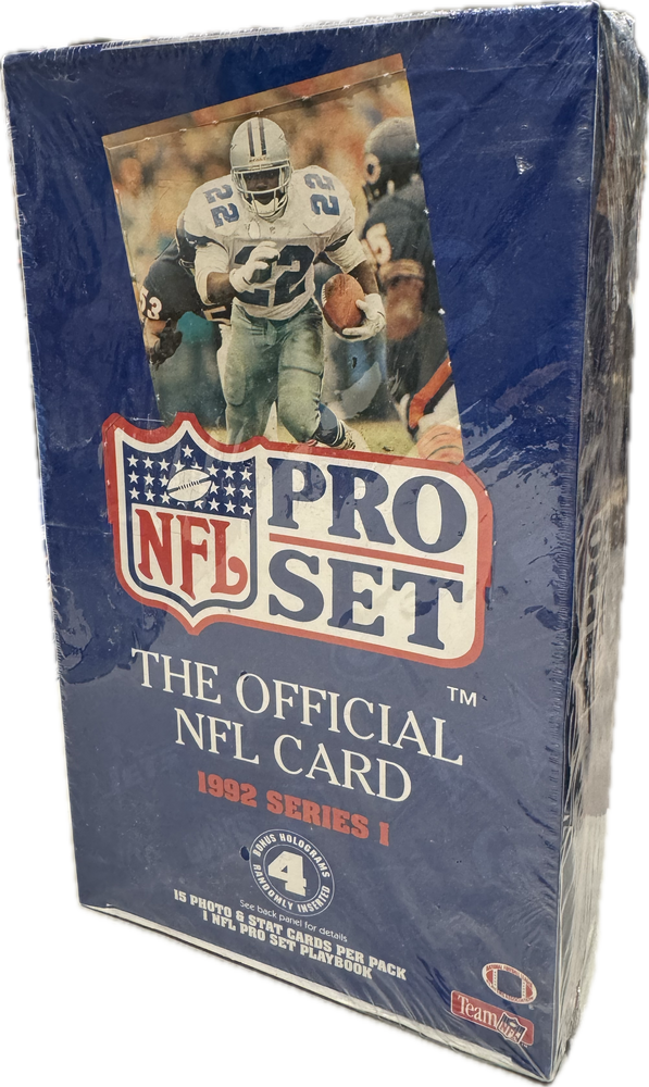 1992 Pro Set Series 1 / One NFL Football Hobby Box - Pastime Sports & Games