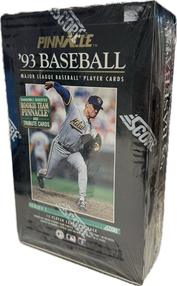 1993 Score Pinnacle Series 2 / Two MLB Baseball Hobby Box - Pastime Sports & Games