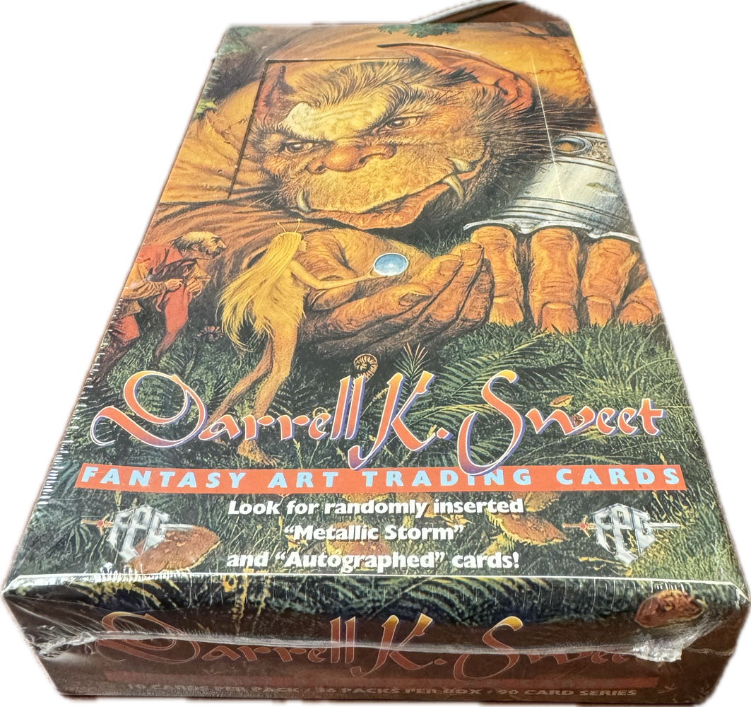 1994 Darrell K. Sweet Fantasy Art Trading Card Box - Pastime Sports & Games